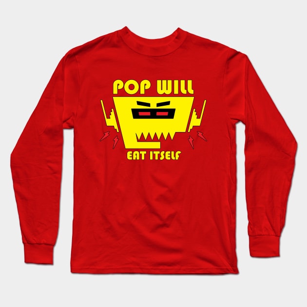 POP WILL EAT ITSELF - pwei P.W.E.I. Long Sleeve T-Shirt by INLE Designs